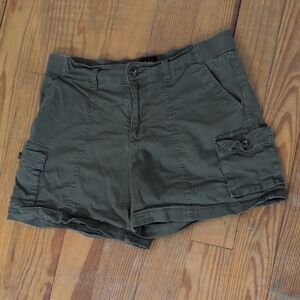 Lee Olive Utility Cargo Shorts